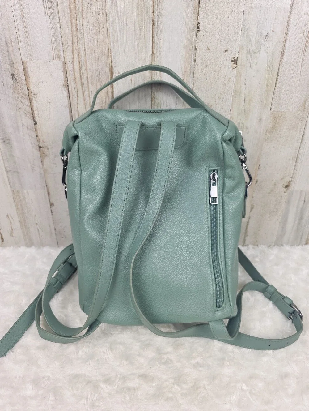A New Day Convertible Mint Green Backpack Bag